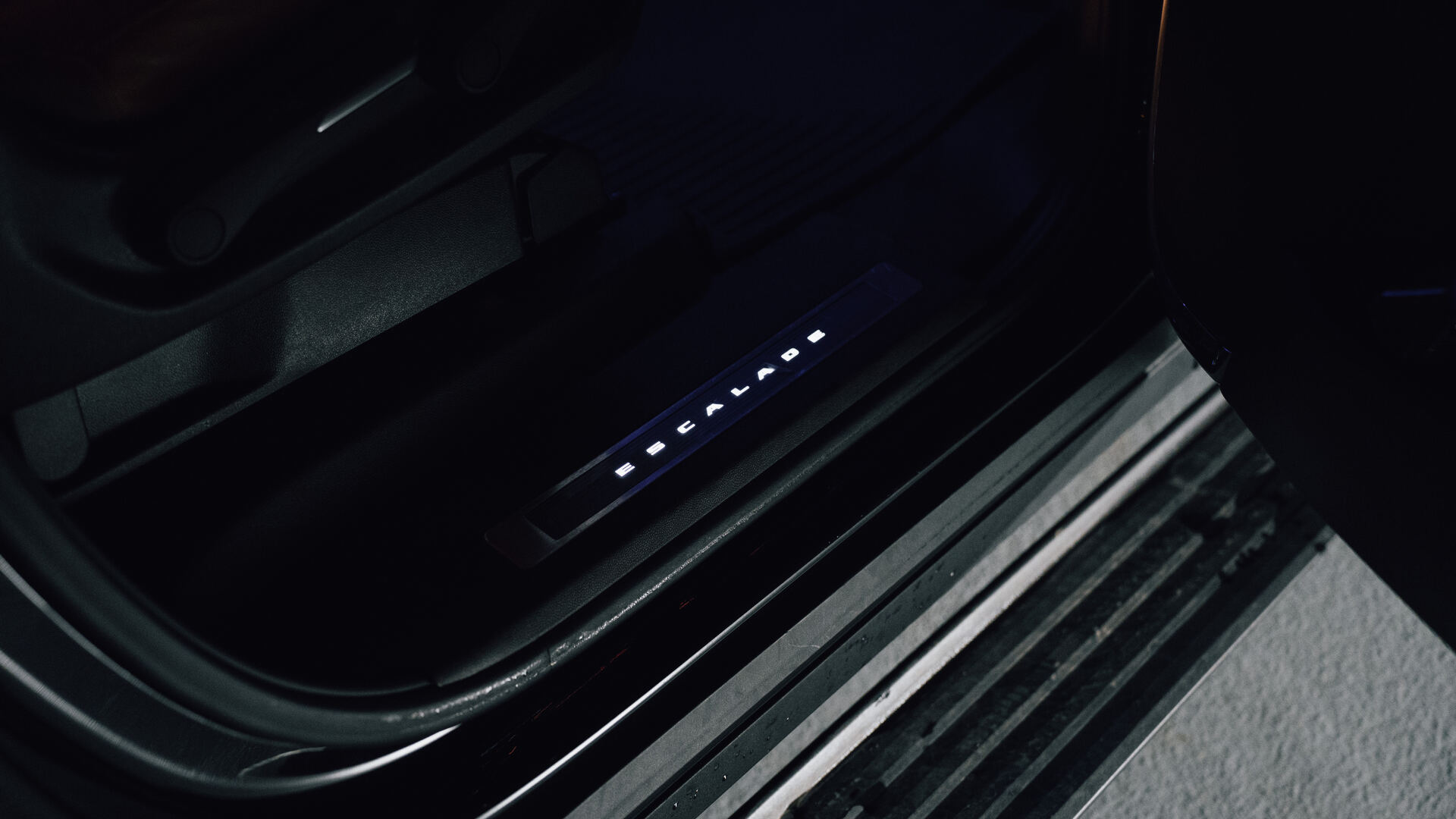 Black family limousine with extended cabin